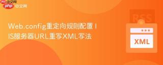 Web.config重定向规则配置 IIS服务器URL重写XML写法