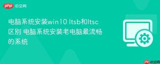 电脑系统安装win10 ltsb和ltsc区别 电脑系统安装老电脑最流畅的系统