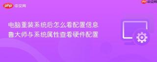 电脑重装系统后怎么看配置信息 鲁大师与系统属性查看硬件配置