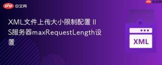 XML文件上传大小限制配置 IIS服务器maxRequestLength设置