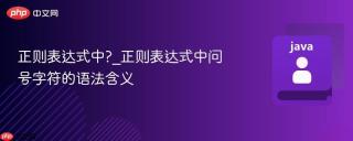 正则表达式中?_正则表达式中问号字符的语法含义