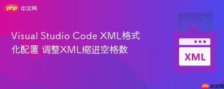 visual studio code xml格式化配置 调整xml缩进空格数