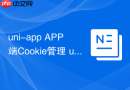 uni-app APP端Cookie管理 uni-app如何处理登录状态持久化