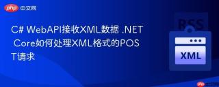 c# webapi接收xml数据 .net core如何处理xml格式的post请求