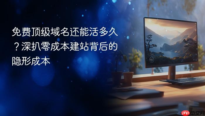免费顶级域名还能活多久?深扒零成本建站背后的隐形成本