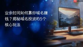 业余时间如何靠炒域名赚钱?揭秘域名投资的5个核心玩法
