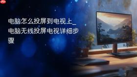 电脑怎么投屏到电视上_电脑无线投屏电视详细步骤