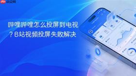 哔哩哔哩怎么投屏到电视?b站视频投屏失败解决
