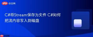 c#将stream保存为文件 c#如何把流内容写入到磁盘