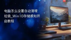 电脑怎么设置自动清理垃圾_win10存储感知开启教程
