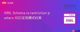 xml schema xs:restriction pattern xsd正则模式约束