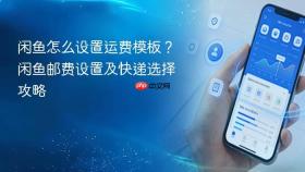 闲鱼怎么设置运费模板？闲鱼邮费设置及快递选择攻略
