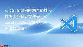 VSCode如何限制全局搜索排除某些特定文件夹 - search.exclude提升检索速度的方法