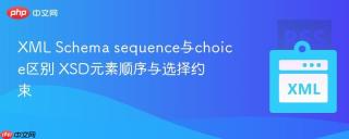 xml schema sequence与choice区别 xsd元素顺序与选择约束