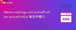 Maven settings.xml activeProfiles activeProfile 激活环境ID
