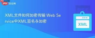 XML文件如何加密传输 Web Service中XML签名与加密