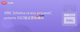 xml schema xs:any processcontents xsd验证宽松模式