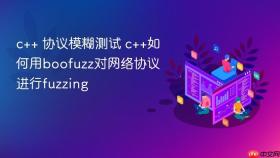 c++ 协议模糊测试 c++如何用boofuzz对网络协议进行fuzzing