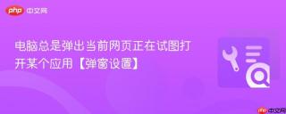 电脑总是弹出当前网页正在试图打开某个应用【弹窗设置】