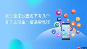支付宝怎么查名下有几个号？支付宝一证通查教程
