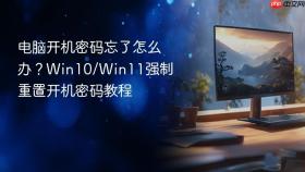 电脑开机密码忘了怎么办？win10/win11强制重置开机密码教程