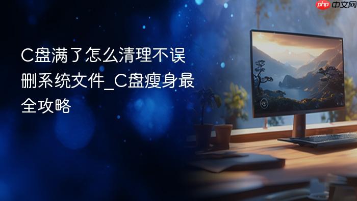 c盘满了怎么清理不误删系统文件_c盘瘦身最全攻略