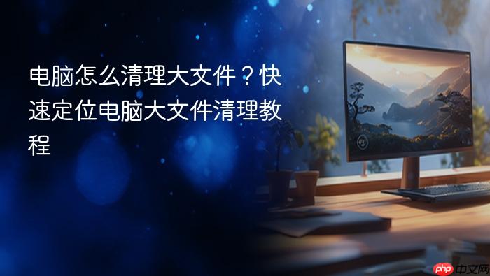 电脑怎么清理大文件?快速定位电脑大文件清理教程