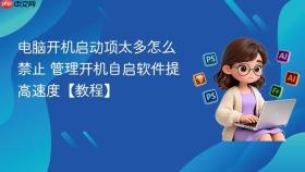 电脑开机启动项太多怎么禁止 管理开机自启软件提高速度【教程】