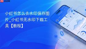 小红书怎么去水印保存图片_小红书无水印下载工具【教程】