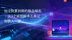 抢注快要到期的极品域名，这3个监控脚本工具让你快人一步