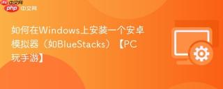 如何在windows上安装一个安卓模拟器（如bluestacks）【pc玩手游】