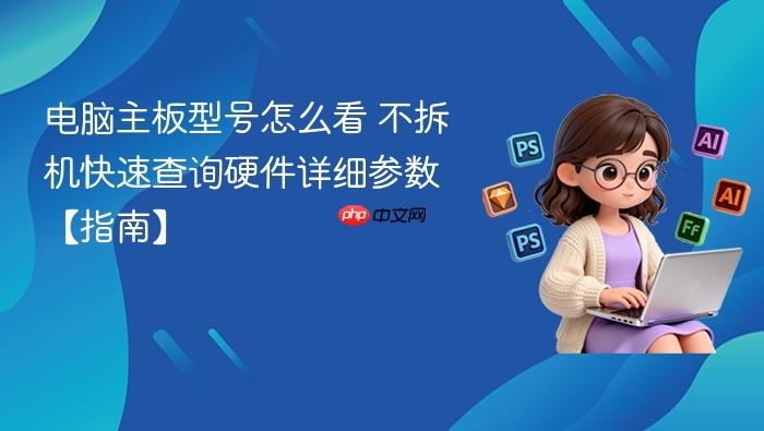 电脑主板型号怎么看 不拆机快速查询硬件详细参数【指南】