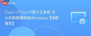 tiny11/tiny10是什么系统 怎么安装超精简版windows【低配福音】