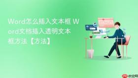 Word怎么插入文本框 Word文档插入透明文本框方法【方法】
