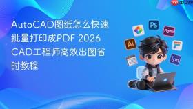 autocad图纸怎么快速批量打印成pdf 2026 cad工程师高效出图省时教程