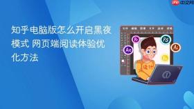 知乎电脑版怎么开启黑夜模式 网页端阅读体验优化方法