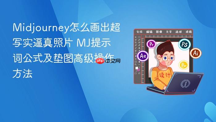midjourney怎么画出超写实逼真照片 mj提示词公式及垫图高级操作方法