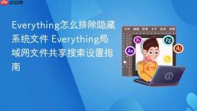 everything怎么排除隐藏系统文件 everything局域网文件共享搜索设置指南