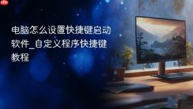 电脑怎么设置快捷键启动软件_自定义程序快捷键教程