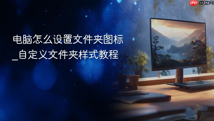 电脑怎么设置文件夹图标_自定义文件夹样式教程