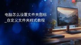 电脑怎么设置文件夹图标_自定义文件夹样式教程