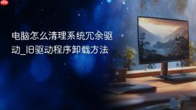 电脑怎么清理系统冗余驱动_旧驱动程序卸载方法