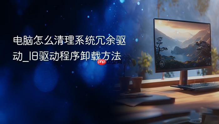 电脑怎么清理系统冗余驱动_旧驱动程序卸载方法
