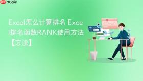 Excel怎么计算排名 Excel排名函数RANK使用方法【方法】