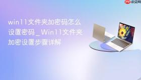 win11文件夹加密码怎么设置密码 _ win11文件夹加密设置步骤详解