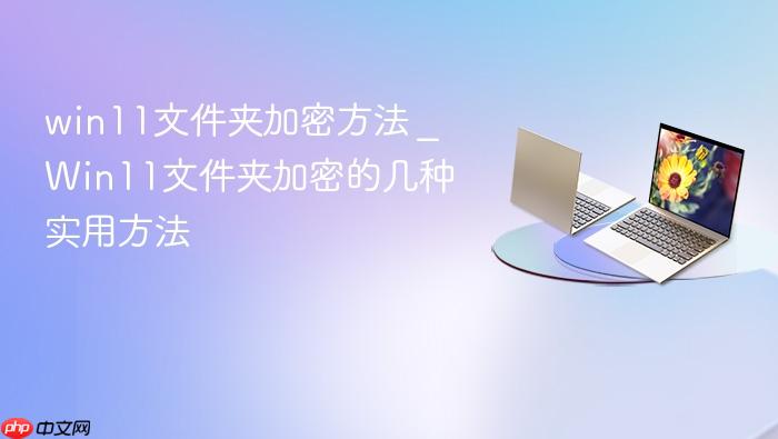 win11文件夹加密方法 _ win11文件夹加密的几种实用方法