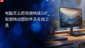 电脑怎么把视频转成GIF_视频转动图软件及在线工具