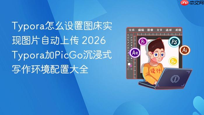 typora怎么设置图床实现图片自动上传 2026 typora加picgo沉浸式写作环境配置大全