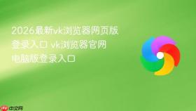 2026最新vk浏览器网页版登录入口 vk浏览器官网电脑版登录入口