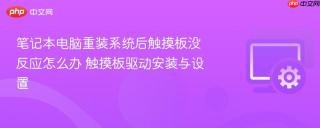 笔记本电脑重装系统后触摸板没反应怎么办 触摸板驱动安装与设置